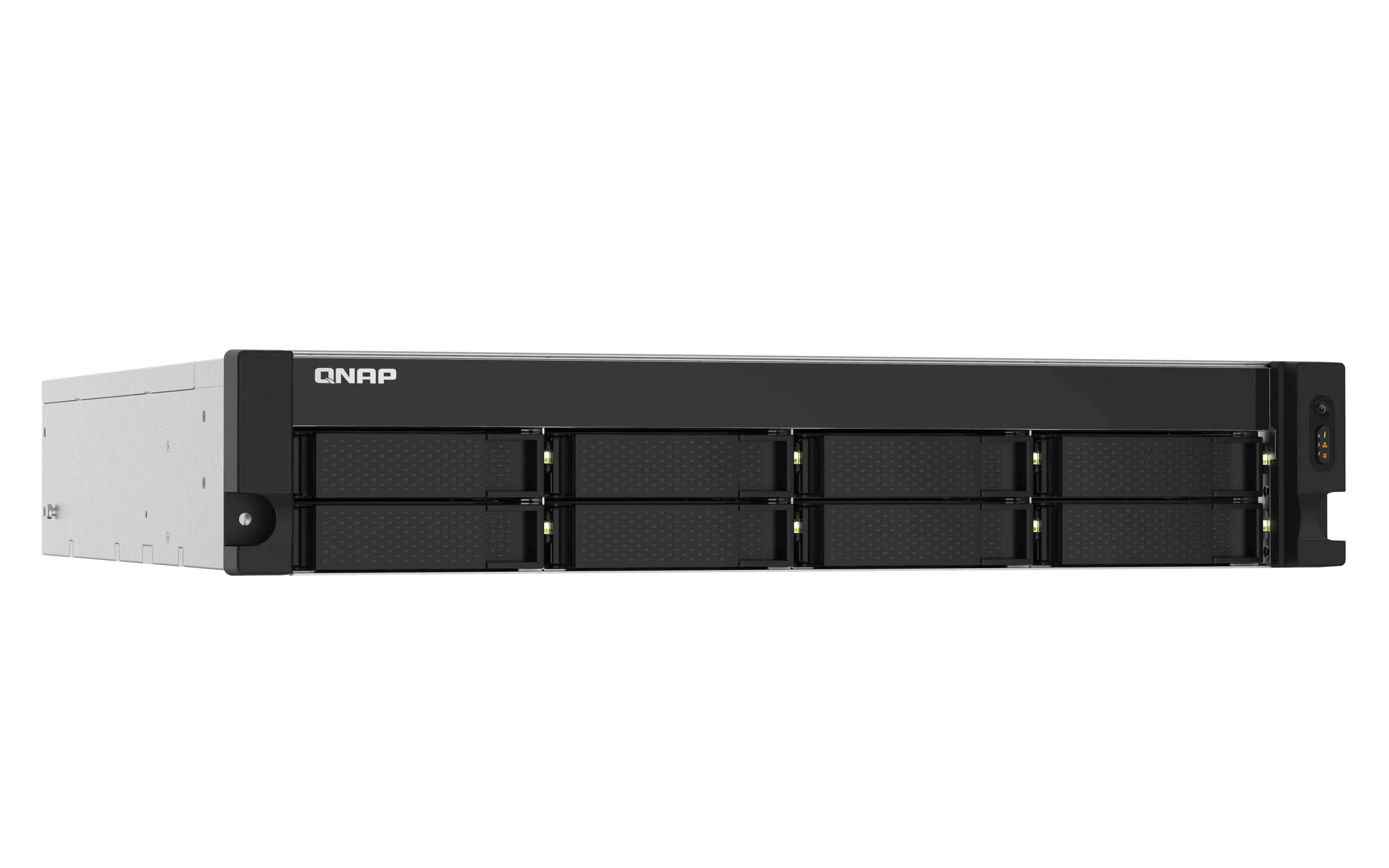 8-Bay Al324 Quad-Core 1.7 Ghz Rackmount Nas With 250W Redundant Psu 4Gb Ddr4 Udimm Ram (Max 16Gb) Sata 6Gb/S 2X 10Gbe Sfp  2X 2.5Gbe 1X Pcie Gen2 X2 Slot