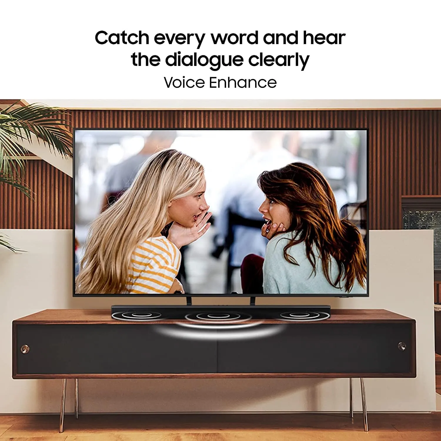 Samsung Soundbar HW-C45E/XL 2.1 Channel, 300W, Dolby Digital, 3 Speakers, Wireless Subwoofer, Bluetooth Enabled and DTS Virtual X Experience Sound (Black)