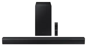 Samsung Soundbar HW-C45E/XL 2.1 Channel, 300W, Dolby Digital, 3 Speakers, Wireless Subwoofer, Bluetooth Enabled and DTS Virtual X Experience Sound (Black)