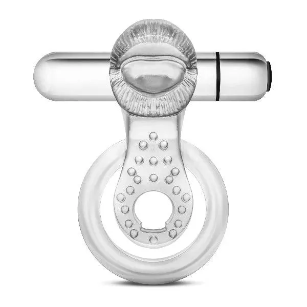 Stay Hard 10 Function Vibrating Tongue Ring Clear